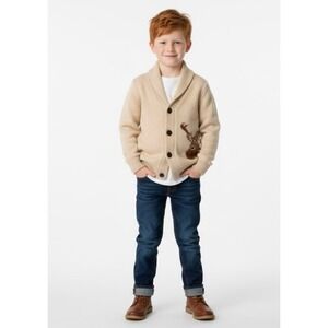 Animal Print Cozy Cottagecore Nature woodland whimsical festive Rustic Cardigan